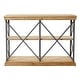 preview thumbnail 8 of 74, Brown Wood 3 Shelves Shelving Unit - 48 x 17 x 34
