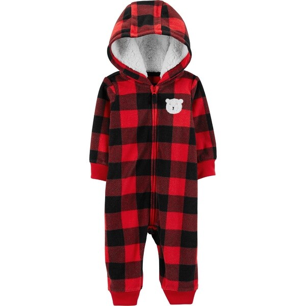 carter's buffalo check holiday dress