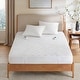 preview thumbnail 12 of 18, Serta Microfiber Zoned Control Heated Mattress Pad with 10 Heating Levels Cal King - White