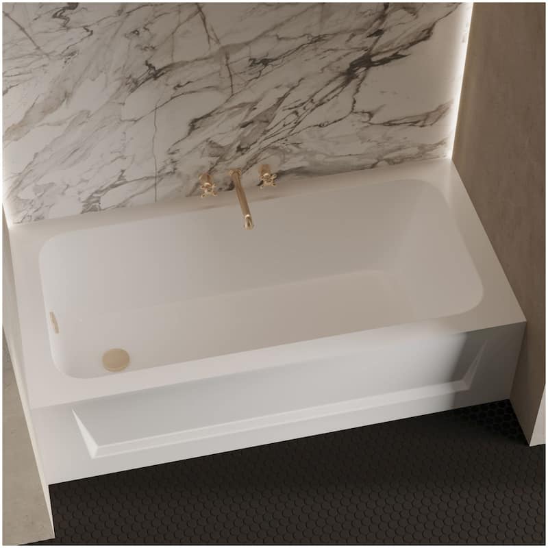 Swiss Madison SM-AB580 Virage 60" Three Wall Alcove Fiberglass Soaking