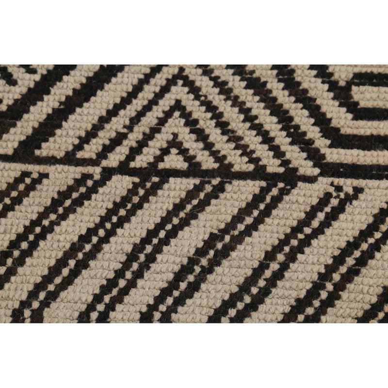 Trellis Moroccan Area Rug Handmade Living Room Wool Carpet - 9'0"x 12'3"