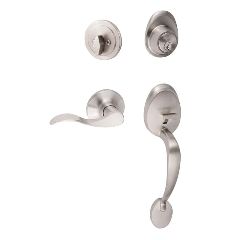 Sure-Loc AT507-SB LH Alta Left Handed Sectional Single Cylinder Keyed - Satin Nickel