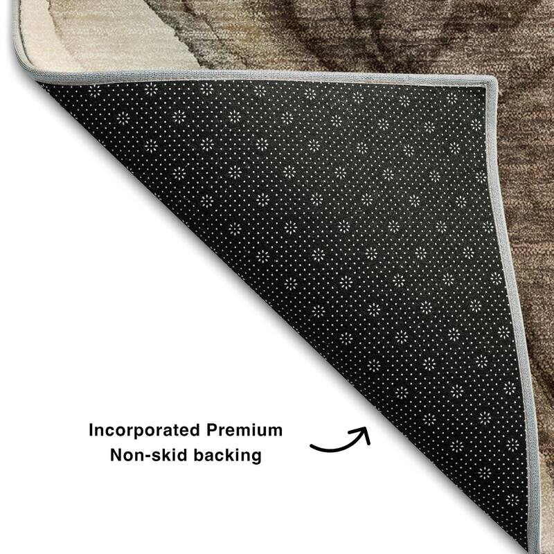 Premium Washable Super Soft Abstract Contemporary Mayfield Rug