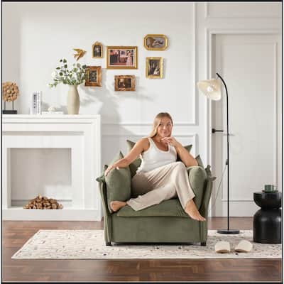 Chenille Oversized Sofa Lounge Chair