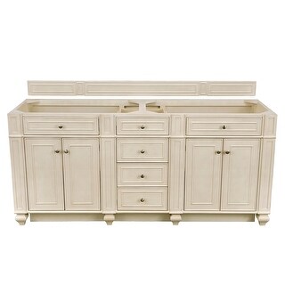 Bristol 72-inch Vintage Vanilla Double Vanity