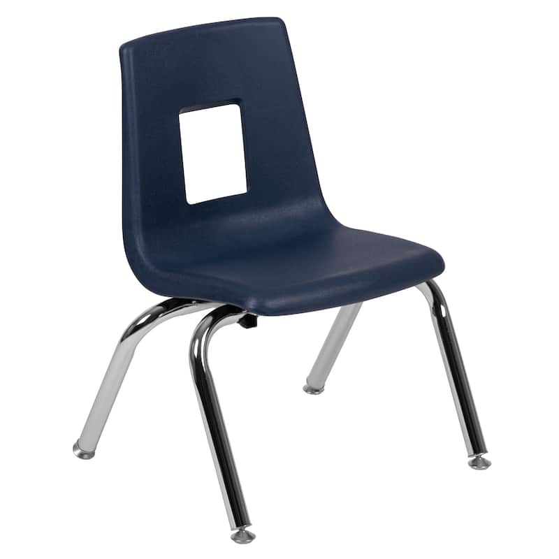 Advantage Student Stack School Chair - 12-inch - 14.5"D x 15"W x 22"H