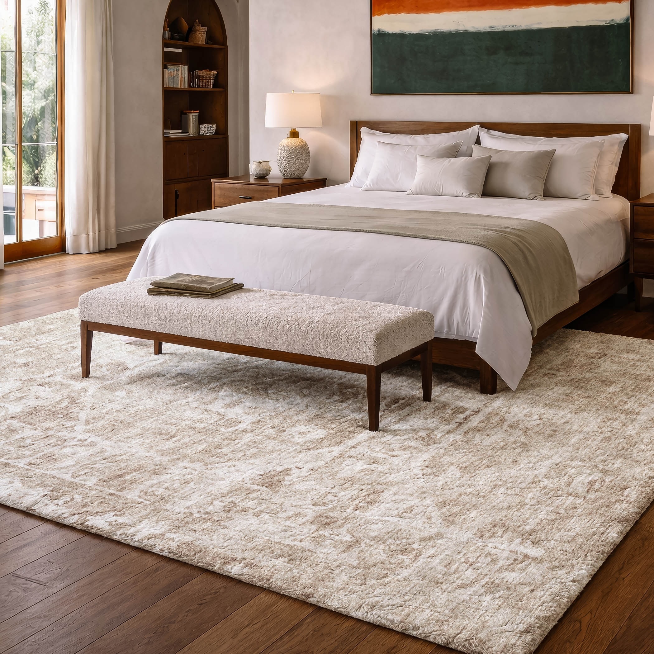 Premium Washable Super Soft Dream Global Loretto Shag Rug