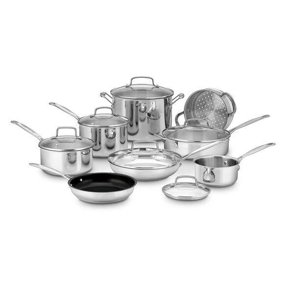 Cuisinart Chef's Classic Stainless 14Piece Set Overstock 11522896