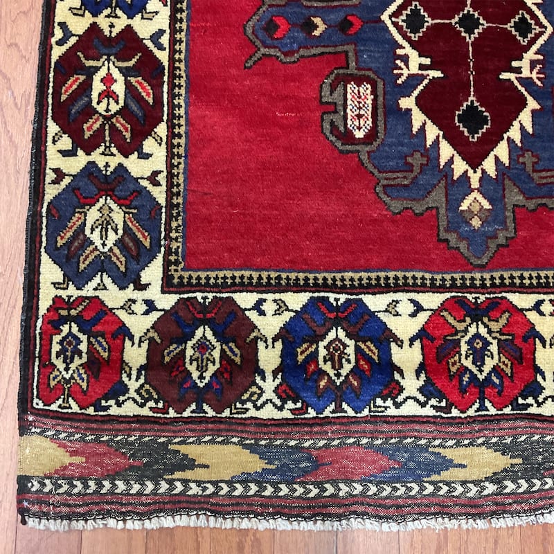 HERAT ORIENTAL Handmade Balouchi Wool Rug - 3'10" x 7'