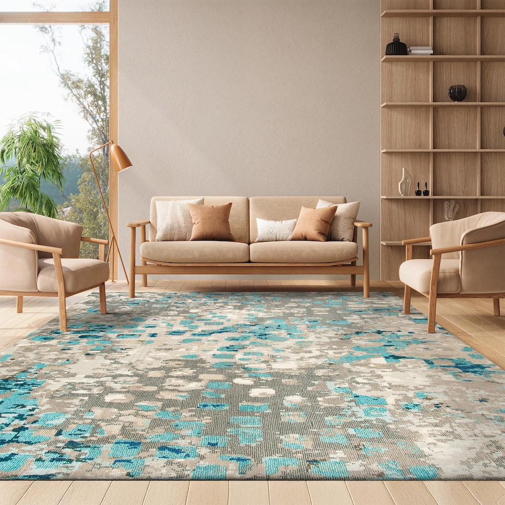 SAFAVIEH Madison Cherie Modern Abstract Watercolor Rug