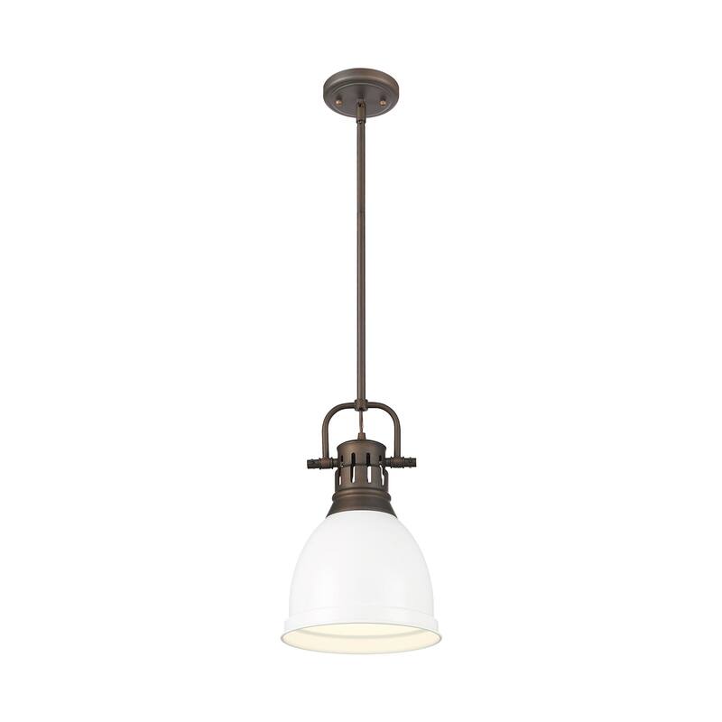 Golden Lighting 3604-S RBZ Duncan 9" Wide Mini Pendant
