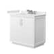 Option White / White Quartz Top / Brushed Nickel Hardware