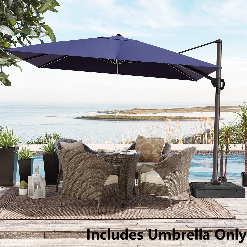 9 FT x 11.5 FT Outdoor Patio Cantilever-Offset Umbrella
