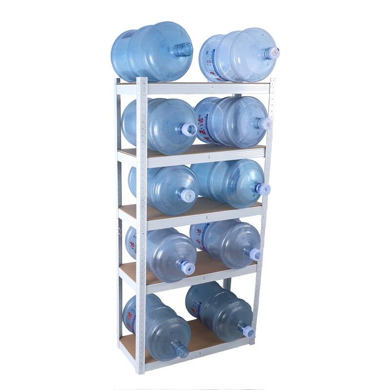 5 Tier Adjustable Metal Heavy Duty Open Shelves Organization