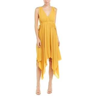 bcbg golden glow handkerchief dress