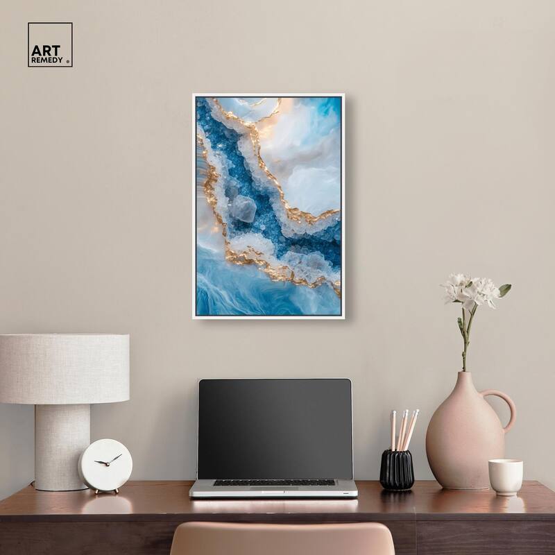 Molten Topaz I Canvas by Art Remedy