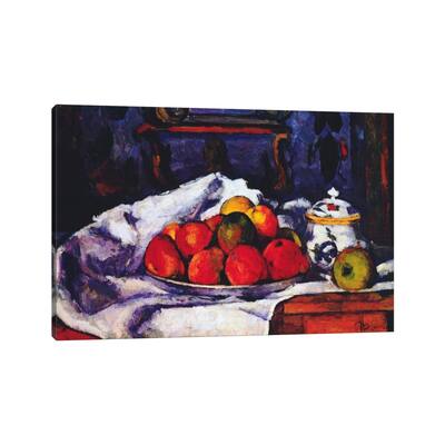 iCanvas "Still Life Bowl of Apples" by Paul Cezanne Canvas Print