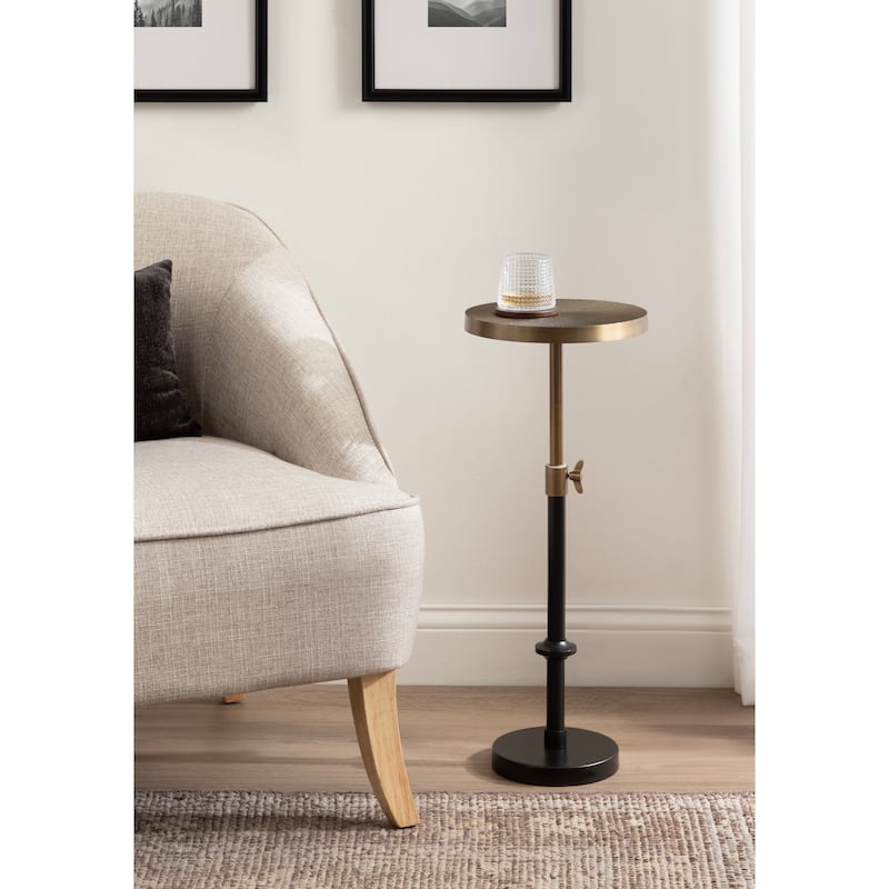 Kate and Laurel Engles Metal Table and Plant Stand