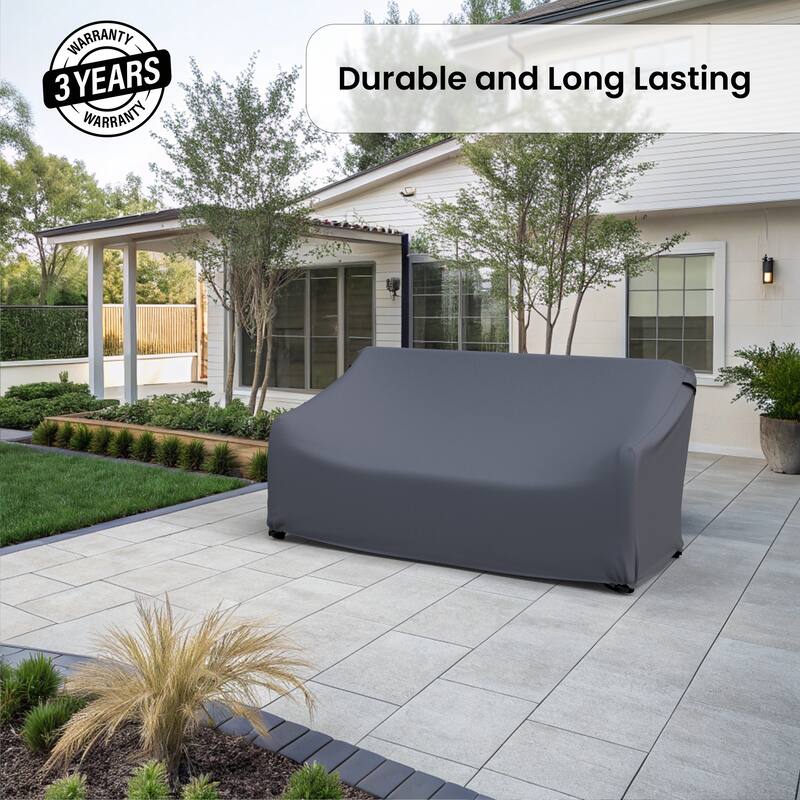 Forever Patio Outdoor Wicker Sofa Waterproof Cover - 35 x 76 x 36
