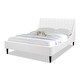 preview thumbnail 169 of 202, Aspen Mid-Century Modern Performance Fabric Low Profile Upholstered Platform Bed