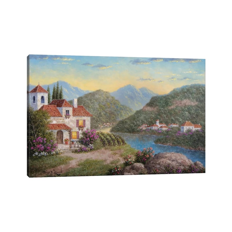 iCanvas "Cliffside Winery" by Dennis Lewan Canvas Print