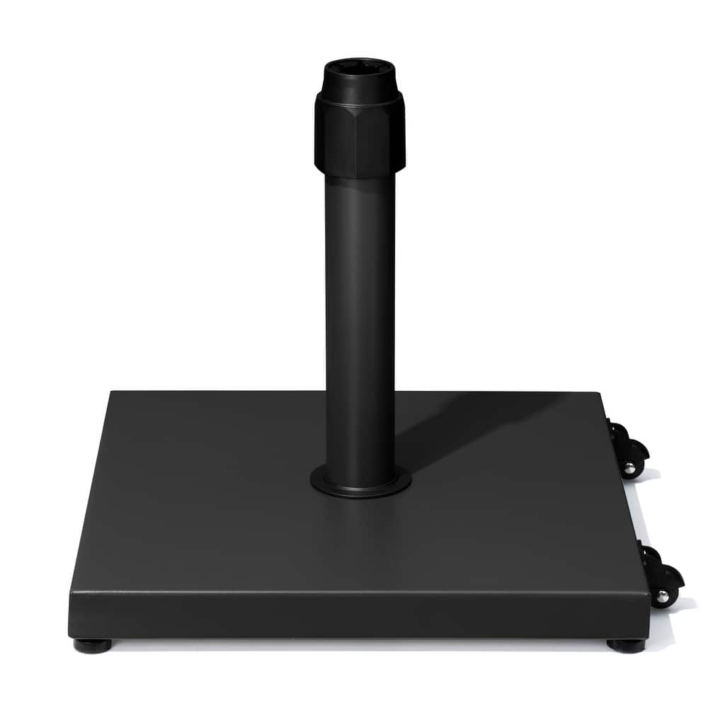 45LBS Outdoor Patio Square Concrete Market Umbrella Base Stand with Wheels