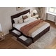 preview thumbnail 82 of 118, Madison Platform Bed with Matching Footboard with Storage Drawers