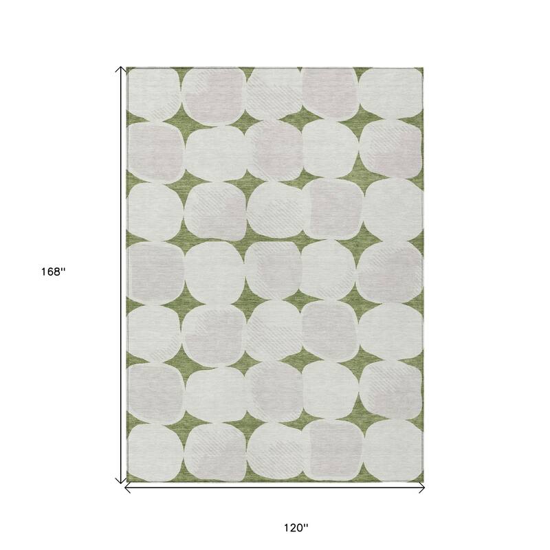 HomeRoots Abstract Transitional Rectangle Outdoor Rug