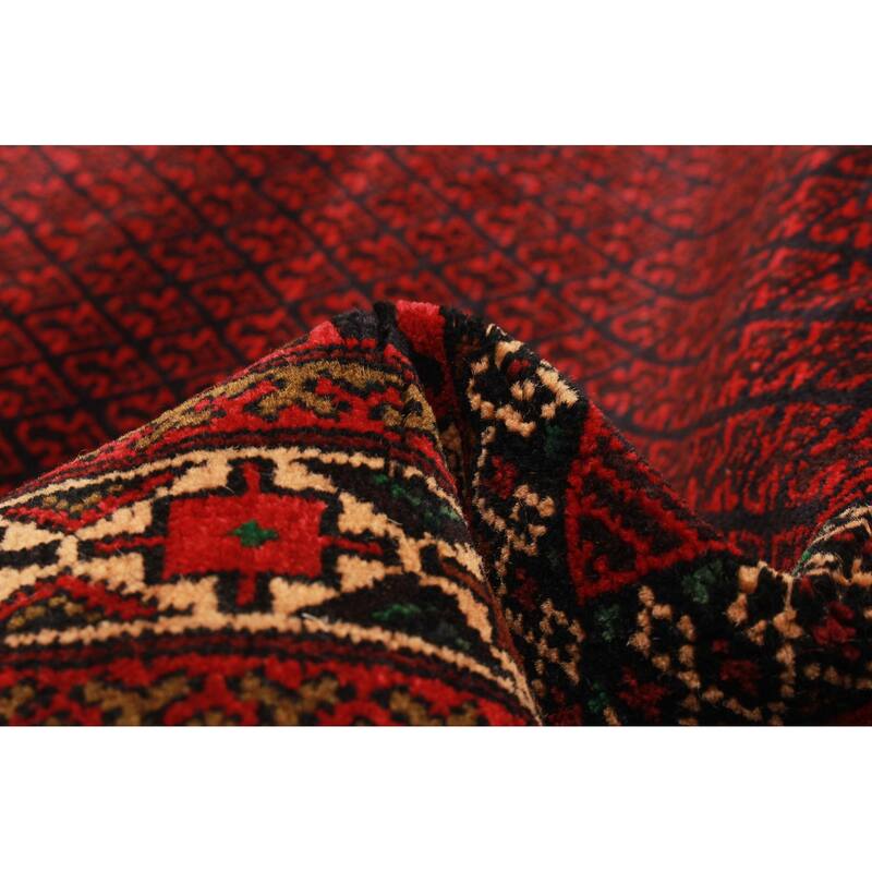 Teimani Red Rug 2'11" x 5'1" - 2'11 x 5'1