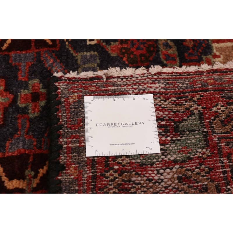 ECARPETGALLERY Hand-knotted Andelz Dark Navy Wool Rug - 3'4 x 9'10