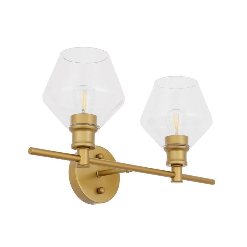 Gerald 2-Light Wall Sconce - 19.1/10.2 - 19.1/10.2