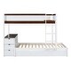 preview thumbnail 4 of 34, Twin-Over-Twin Bunk Bed with Twin size Trundle, Storage and Desk