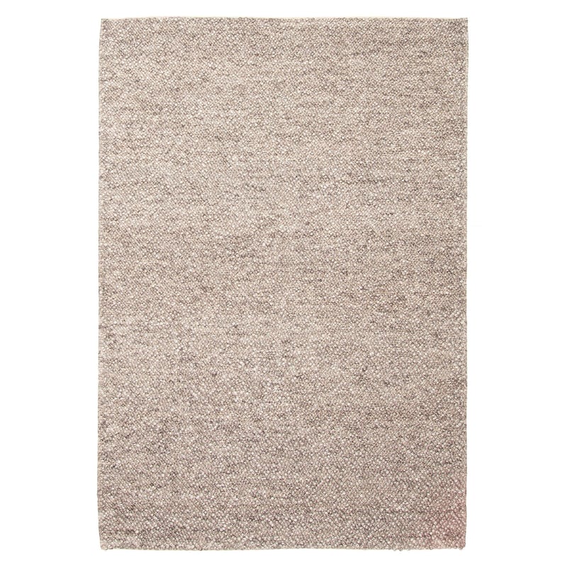 ECARPETGALLERY Braid weave Sienna Taupe Wool Rug - 5'2 x 7'4 - Taupe - 5'2 x 7'4