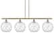 Option Antique Brass / Clear Glass with White Rope