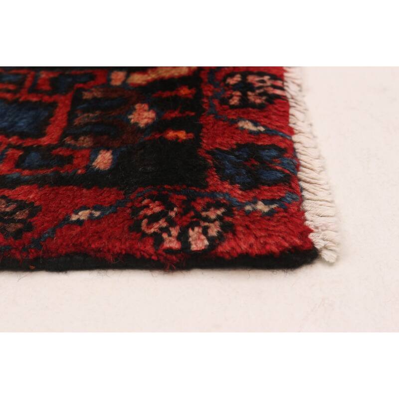 ECARPETGALLERY Hand-knotted Andelz Red Wool Rug - 5'2 x 10'4