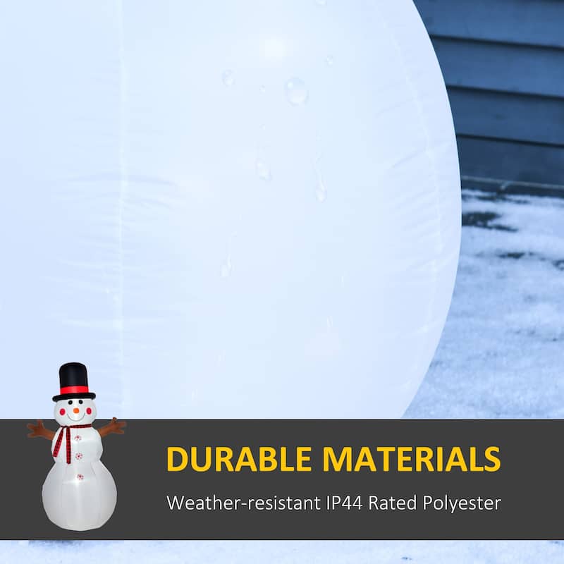 HOMCOM 6' Inflatable Snowman Christmas Decoration