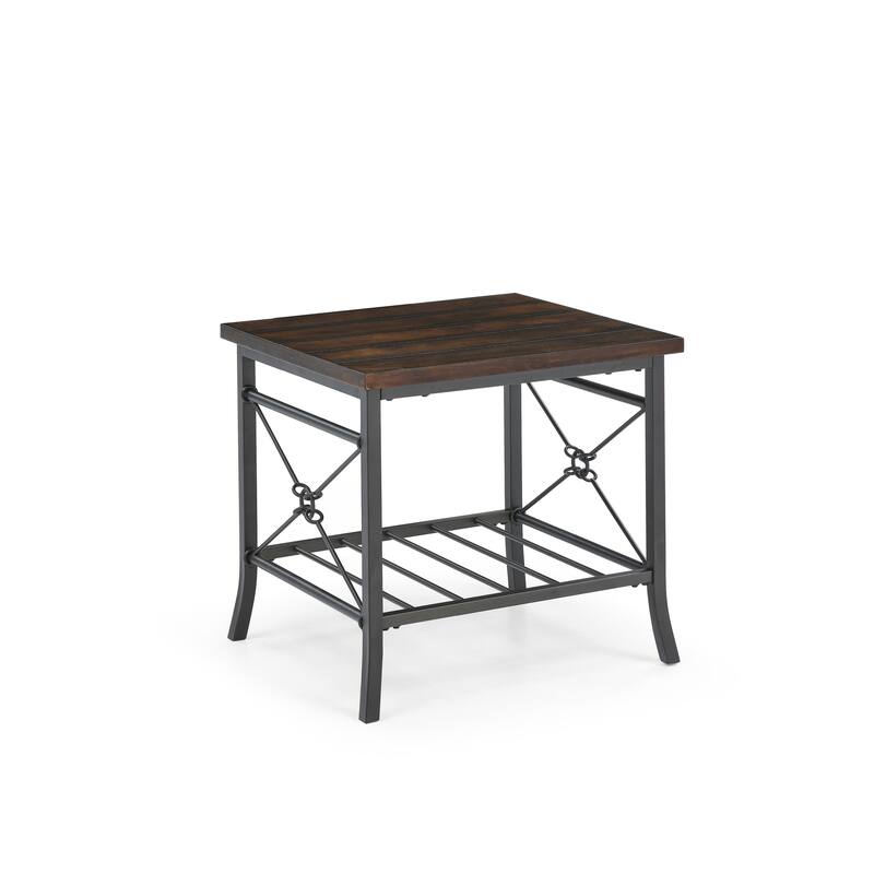 CTEX Cocktail Table Set of 3pk for Living Room, 3Piece Occasional Table Set 1 cocktail and 2