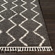 preview thumbnail 8 of 36, Livabliss Jada Moroccan Stripe Shag Area Rug