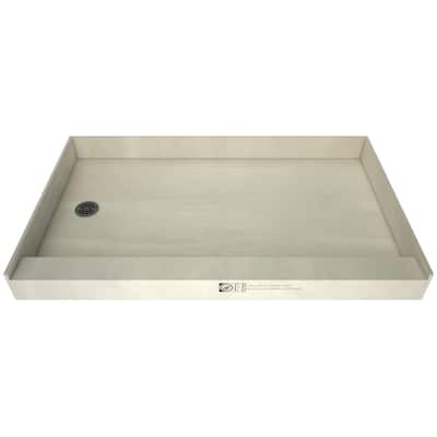 Tile Redi 3760LPVC Redi Base 60" x 37" Rectangular Shower Base with