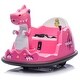 preview thumbnail 6 of 37, 12V Kids Ride On Bumper Car W/Parents Control,Dinosaur Shape & Element Design,2WD,Spray With Light,360 Degree Rotation
