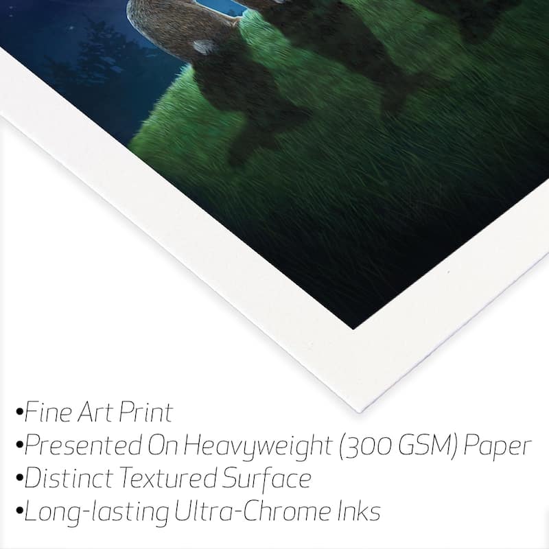 Moon Shadows Fine Art Paper Print by Lisa Parker - Multi - 32x24