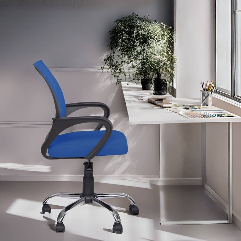 Ergonomic Home Office Desk Chair with Adjustable Lumbar Support
