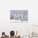 preview thumbnail 6 of 8, "Snow covered pine trees" Canvas Wall Art 36" x 24"
