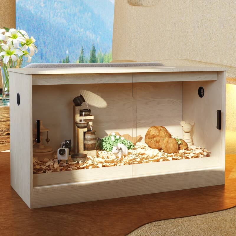 Pet Terrarium Large Enclosure for Rabbit Dragons, Geckos, Amphibians
