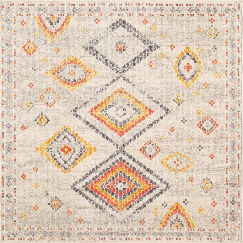 Pasargad Home Turkish Aldora Design Geometric Beige Area Rug