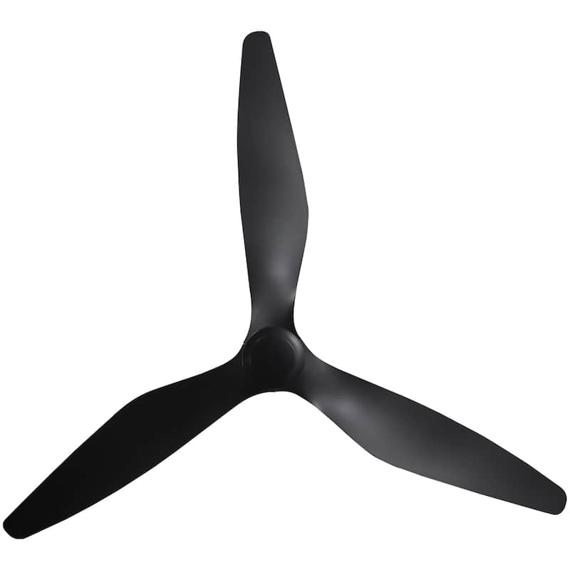 100" Industrial Black Extra Larger Propeller ABS 3-blade Outdoor Ceiling Fan without Light