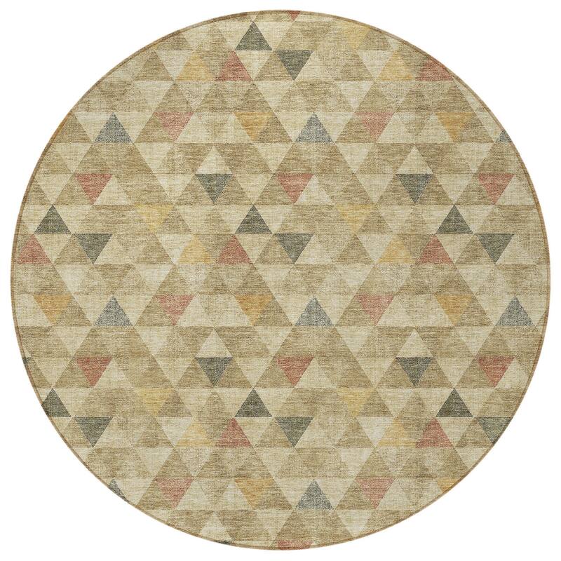HomeRoots Geometric Transitional Rectangle Outdoor Rug