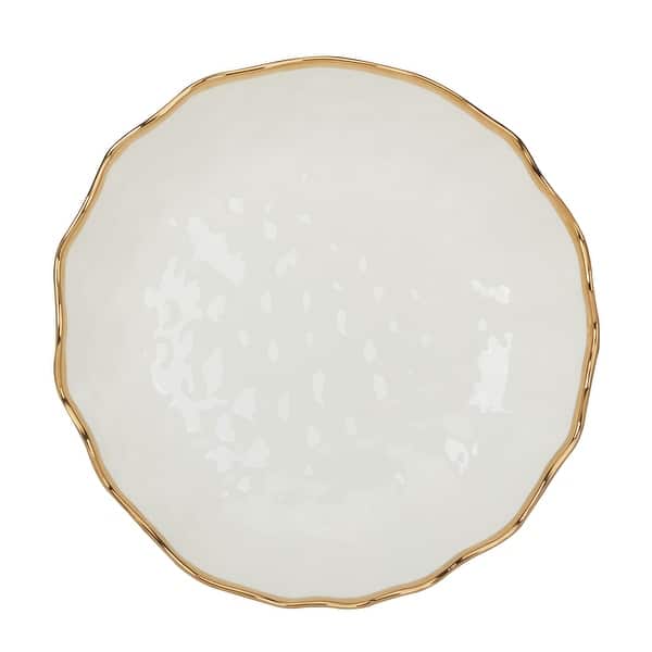 slide 2 of 4, Certified International Regency Gold 106 oz. Serving Bowl - 13" Diam x 3"