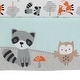 preview thumbnail 7 of 7, Bedtime Originals Woodland Friends Animals Mint/Gray 5-Piece Crib Bedding Set