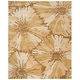 preview thumbnail 16 of 26, SAFAVIEH Handmade Soho Poonam Floral N.Z. Wool Rug 7'6" x 9'6" - Brown/Ivory - Rectangle